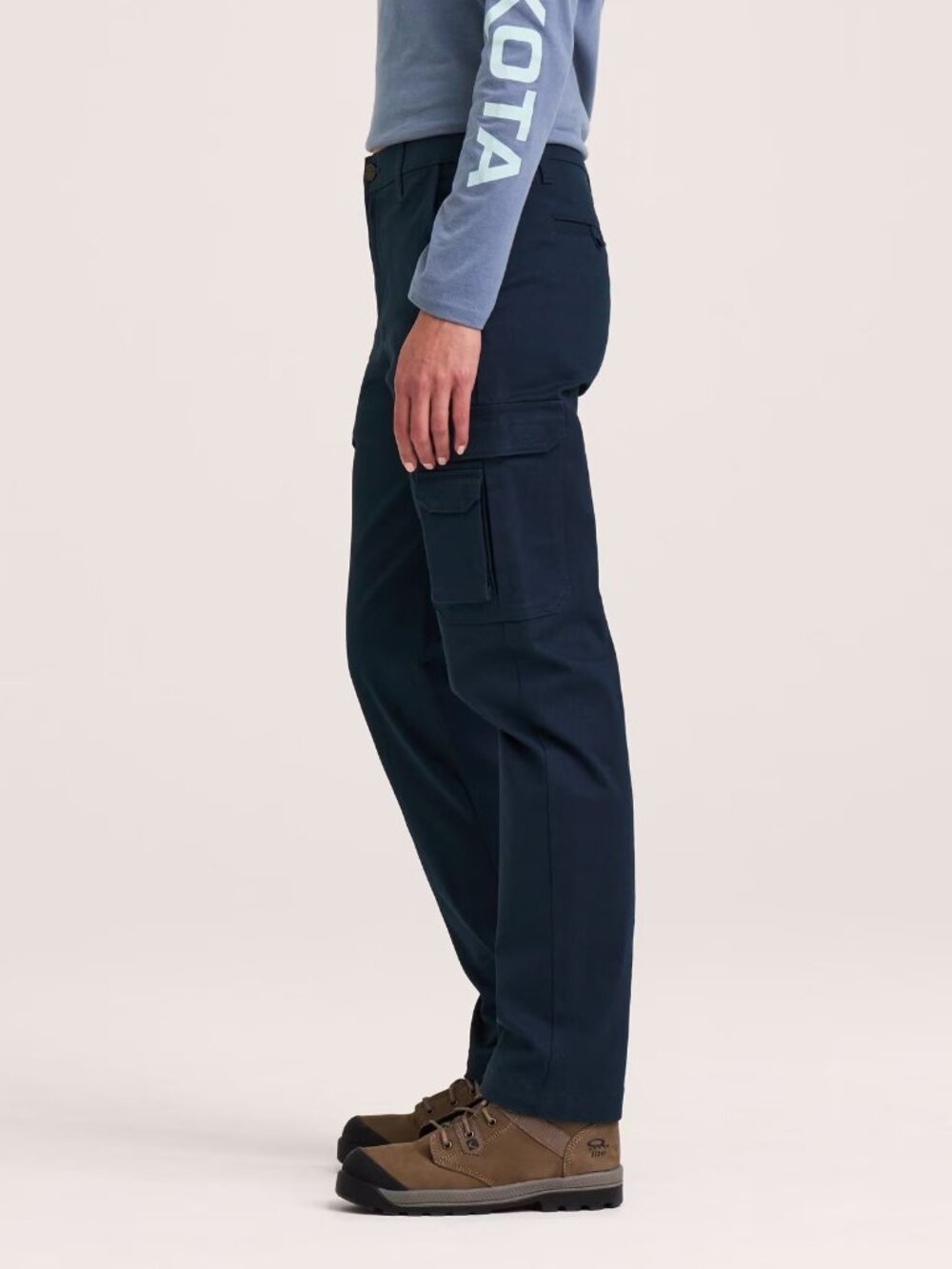 Nearly NEW! Women's Stretch Work Pants Dakota WorkPro Series Cargo Twill Size 4